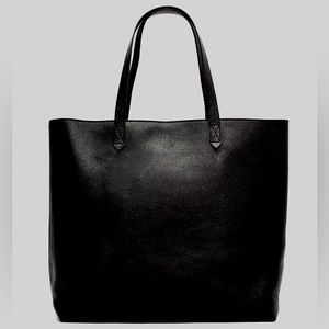 Madewell Zip-Top Transport Tote in Black